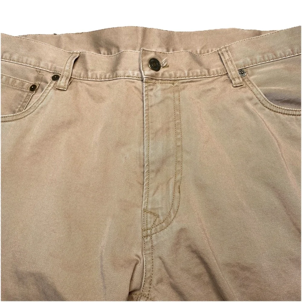 Polo Ralph Lauren 650 Straight 5 Pocket Pants 38x32 Twill Brown